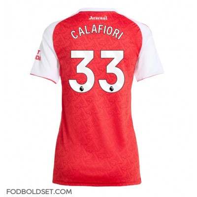 Arsenal Riccardo Calafiori #33 Hjemmebanetrøje Dame 2025-26 Kortærmet Arsenal Riccardo Calafiori #33 Hjemmebanetrøje Dame 2025-26 Kortærmet